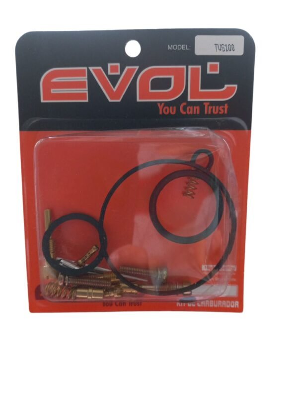 KIT CARBURADOR TVS 100 SPORT (EMPAQUES/AGUJAS/PUNZON/RESORTES)